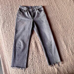 B Sides Jeans, Arts Mid-Rise, Tapered Straight, in Tracing Grey, Size 26